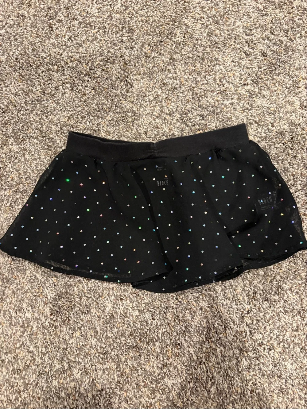 Girls Black Dance Leotard & Skirt